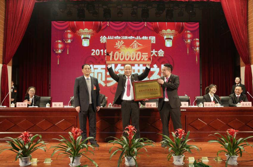 ld（中国）官方网站2019年度工作动员大会---集团公司领导为先进单位和先进个人代表颁奖